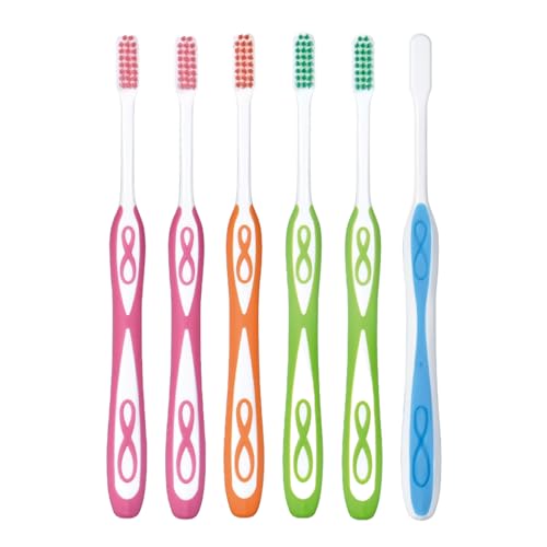 Ci메디컬 러버에이트 컬러 칫솔 6입 치과전용 이미지 2