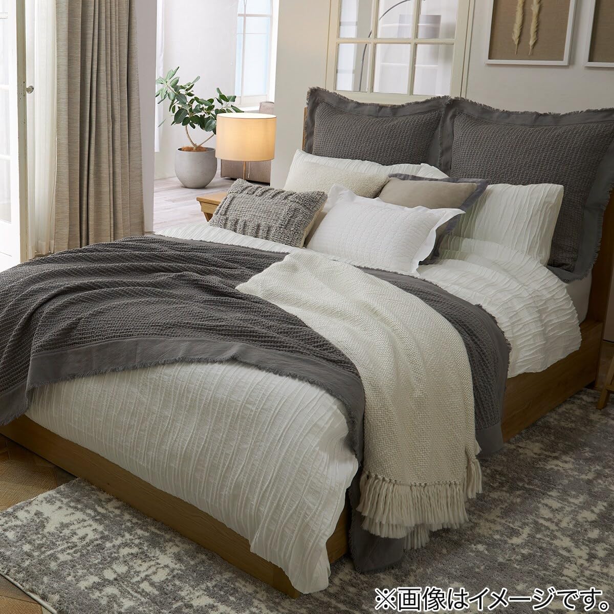 니토리 US 화이트 7525044 43x63cm 베개커버 이미지 2
