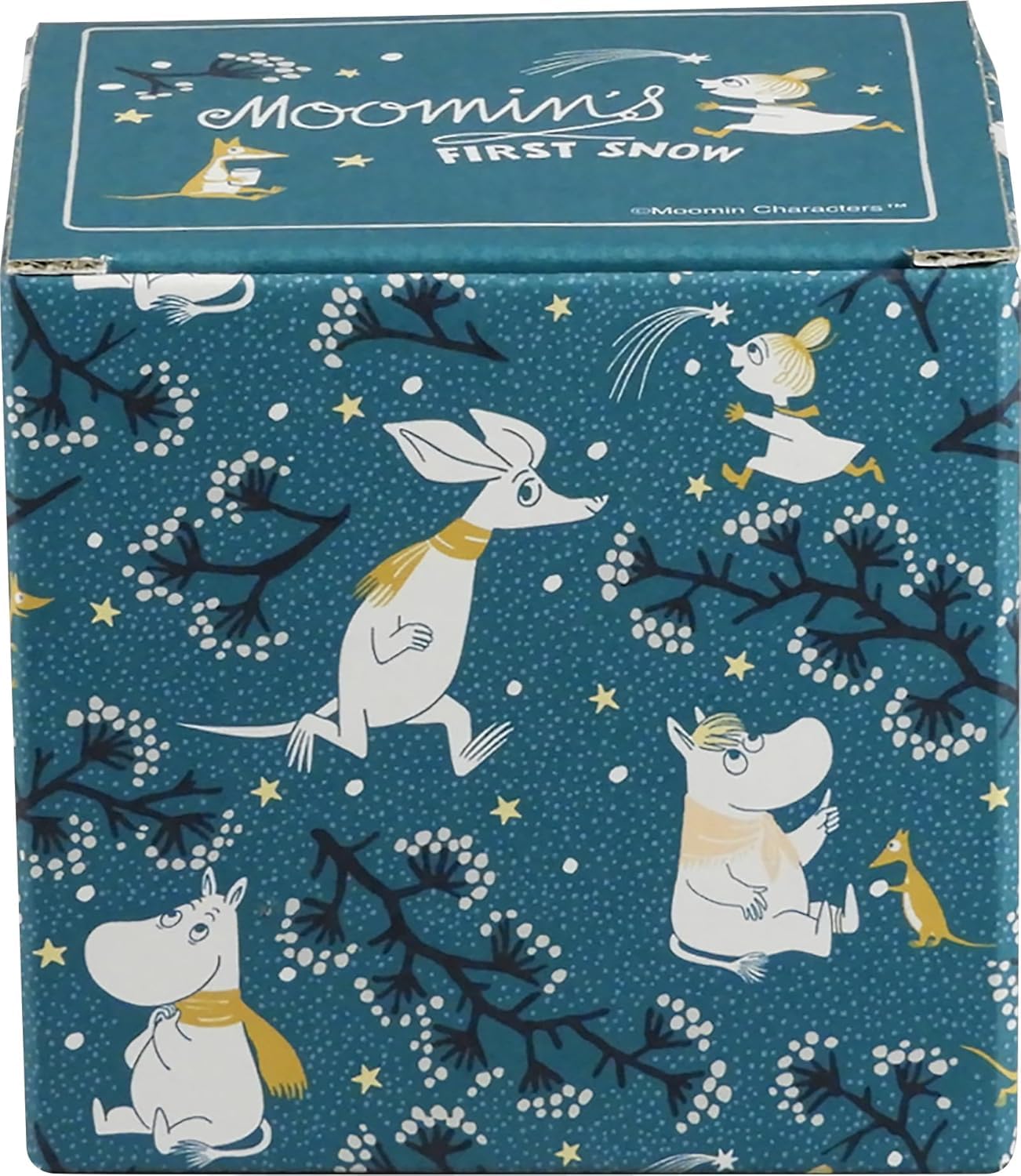 야마카 무민 크리스마스 퍼스트스노우 MM8602-11 350ml 머그컵 도자기 이미지 3