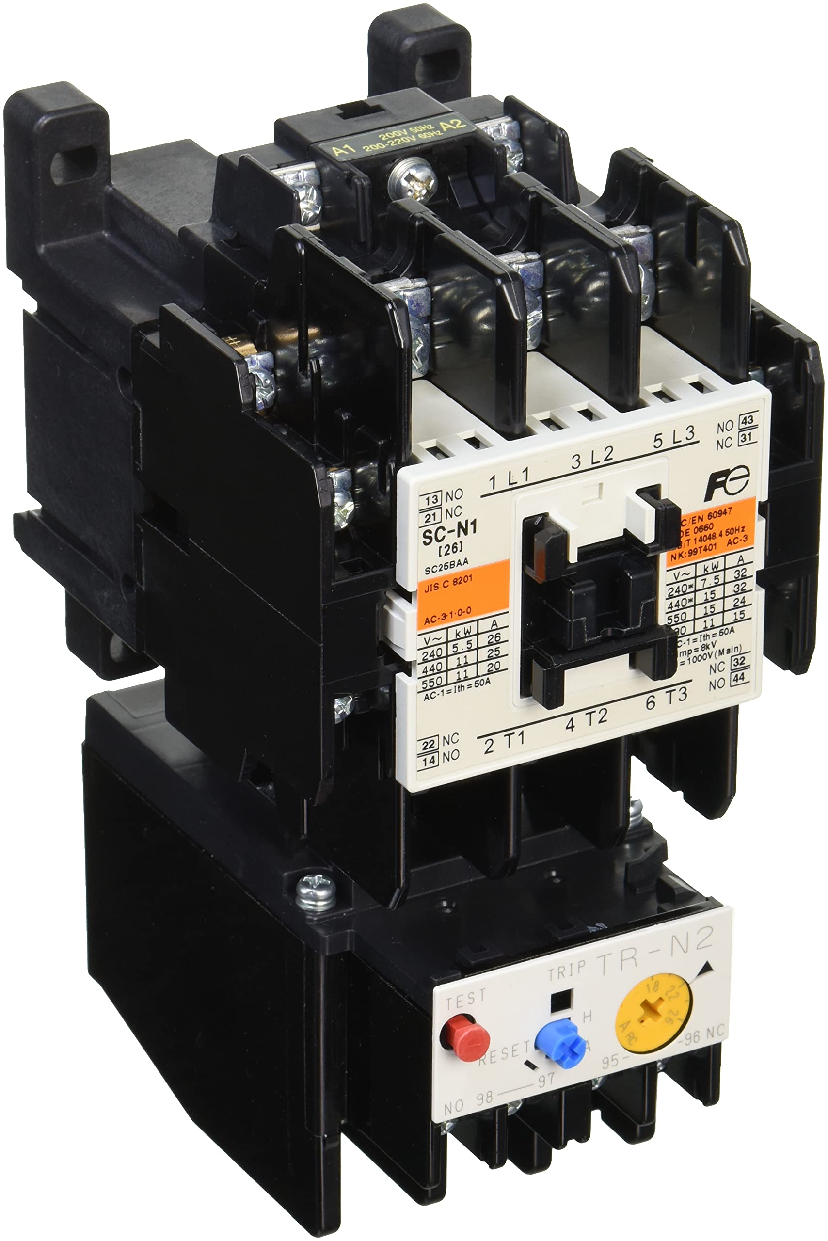 후지전기 표준형 SW-N1 5.5kW 전자개폐기 이미지 1