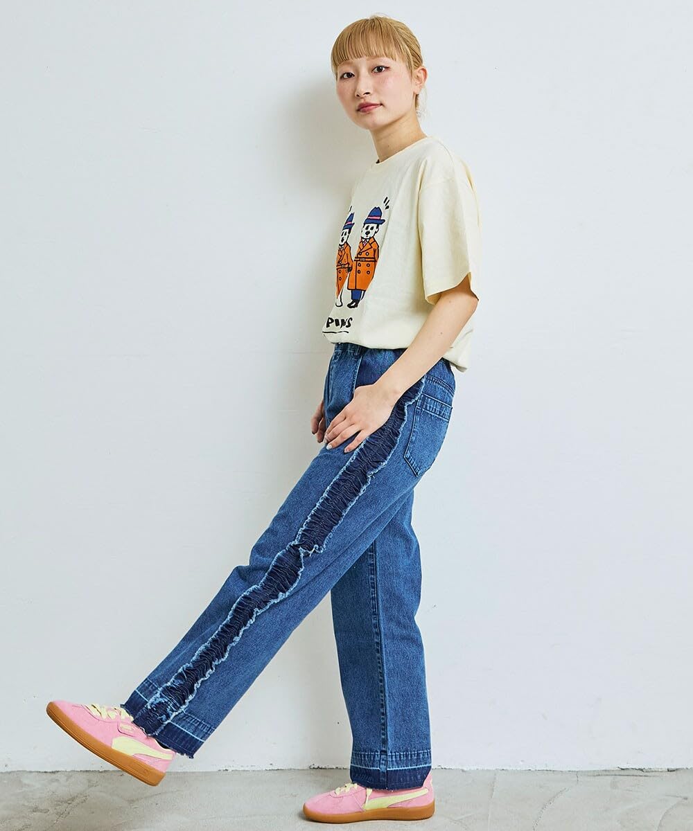 마키즈 유키 호리모토 퍼니 반팔 티셔츠 성인용 패밀리룩 B10 오프화이트 2 이미지 7