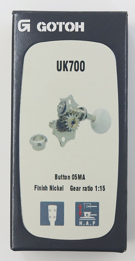 고토 UK700-05MA-N 우쿨렐레 튜닝 페그 니켈 이미지 2