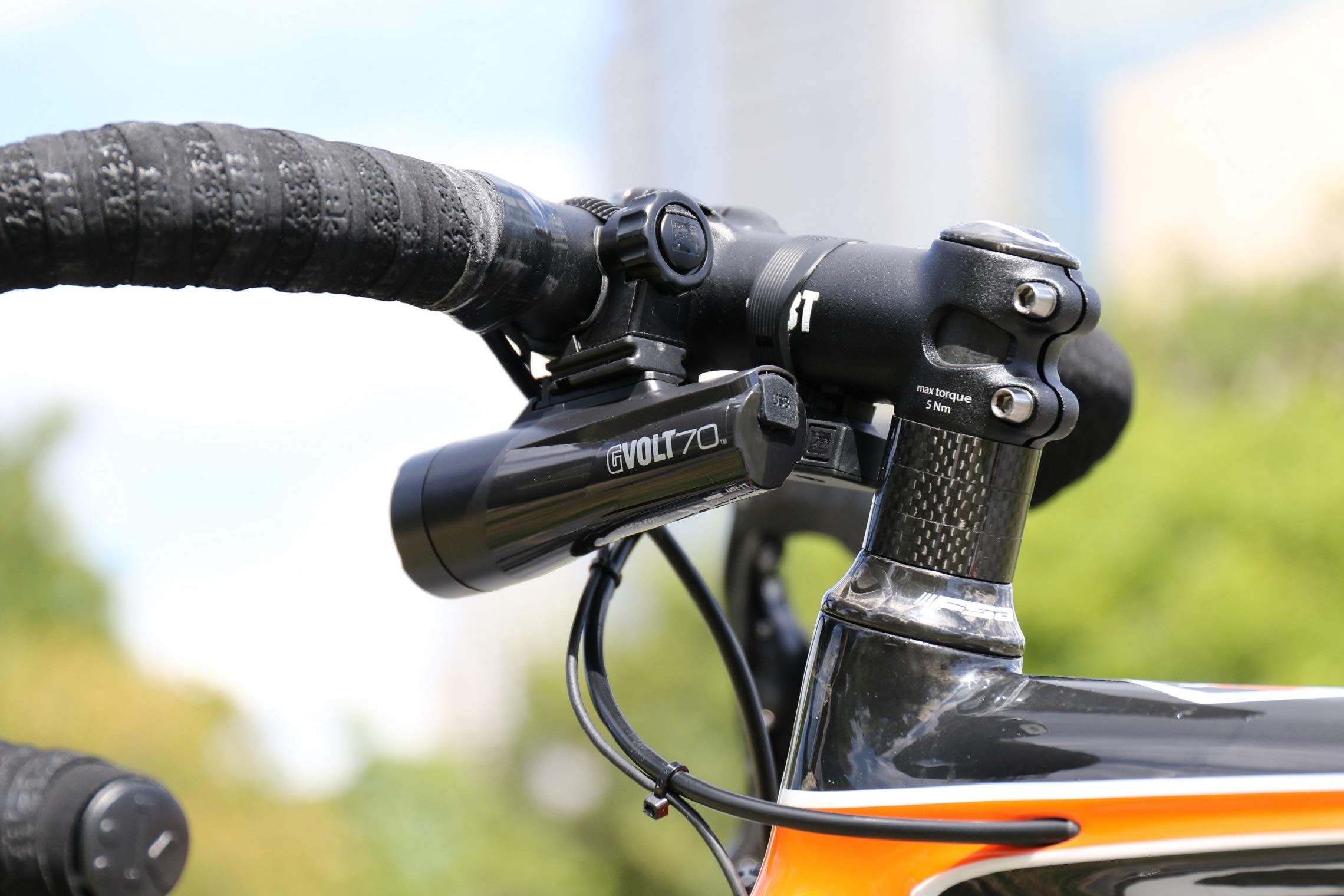 캣아이 GVOLT70 HL-EL551RC 핸들바 하단 장착 전조등 이미지 3