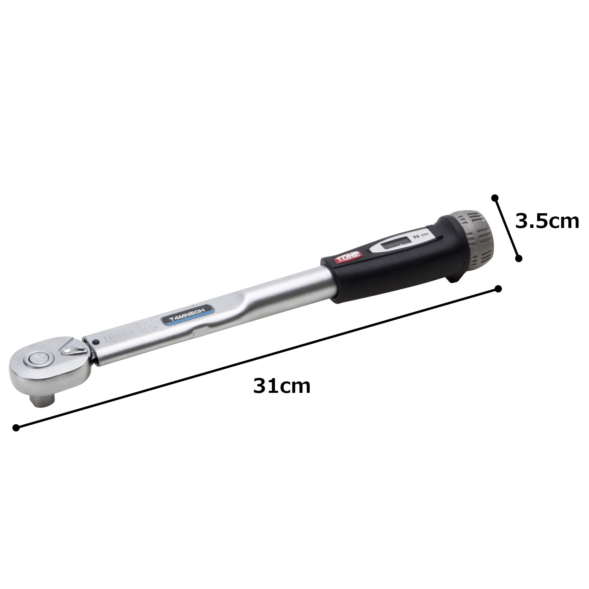 토네 T4MN50H 12.7mm 50Nm 프리셋형 토크렌치 다이렉트 홀드타입 이미지 5