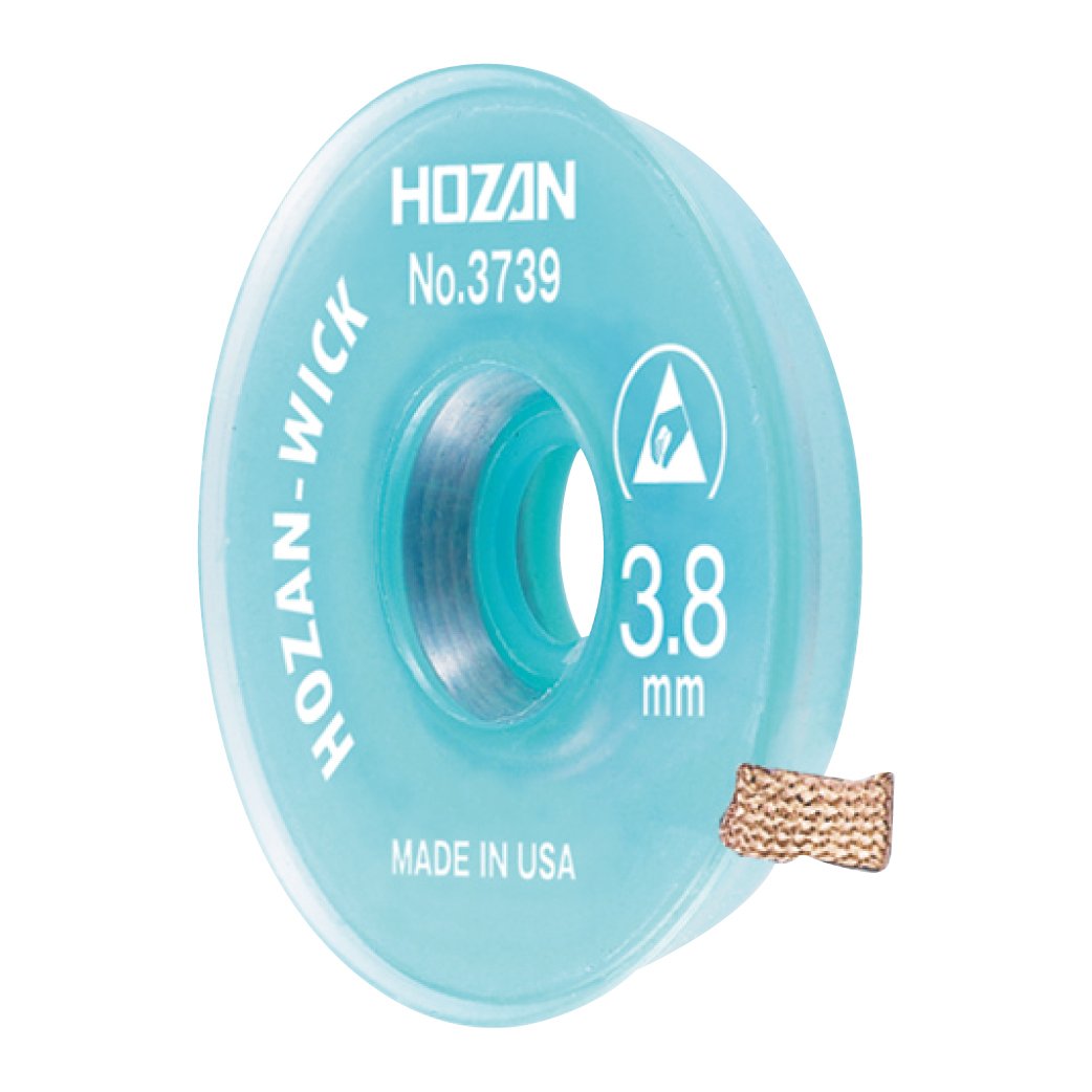 호잔 NO.3739 3.8mm 1.5m 납흡입선 위크 3.8mm 1.5m 유연납용