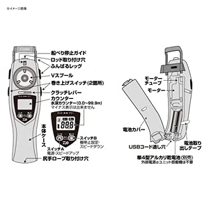 다이와 크리스티아 와카사기 CRT R+ 전동릴 메탈건메탈 이미지 3