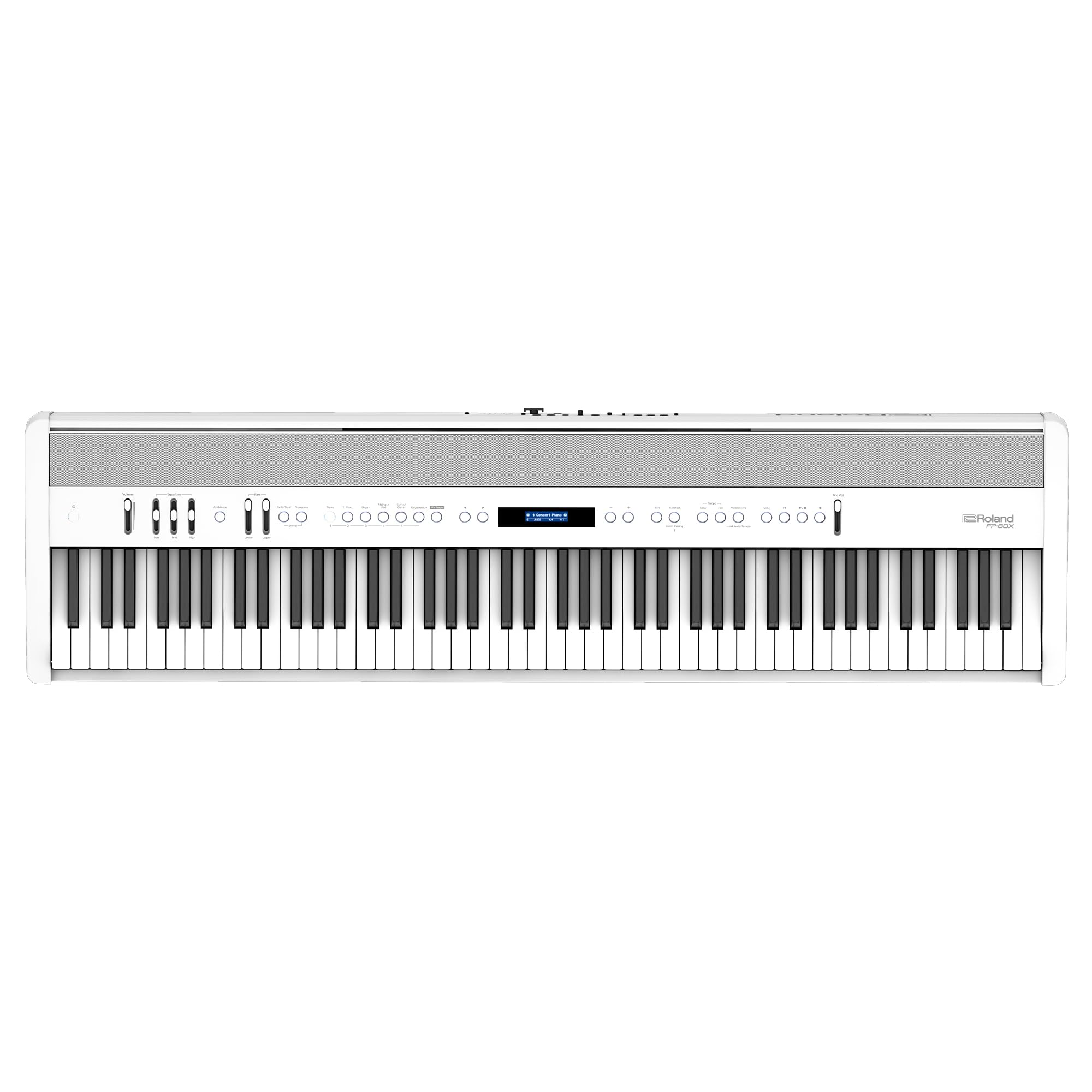롤랜드 FP-60X-WH 화이트 포터블 디지털 피아노 이미지 1