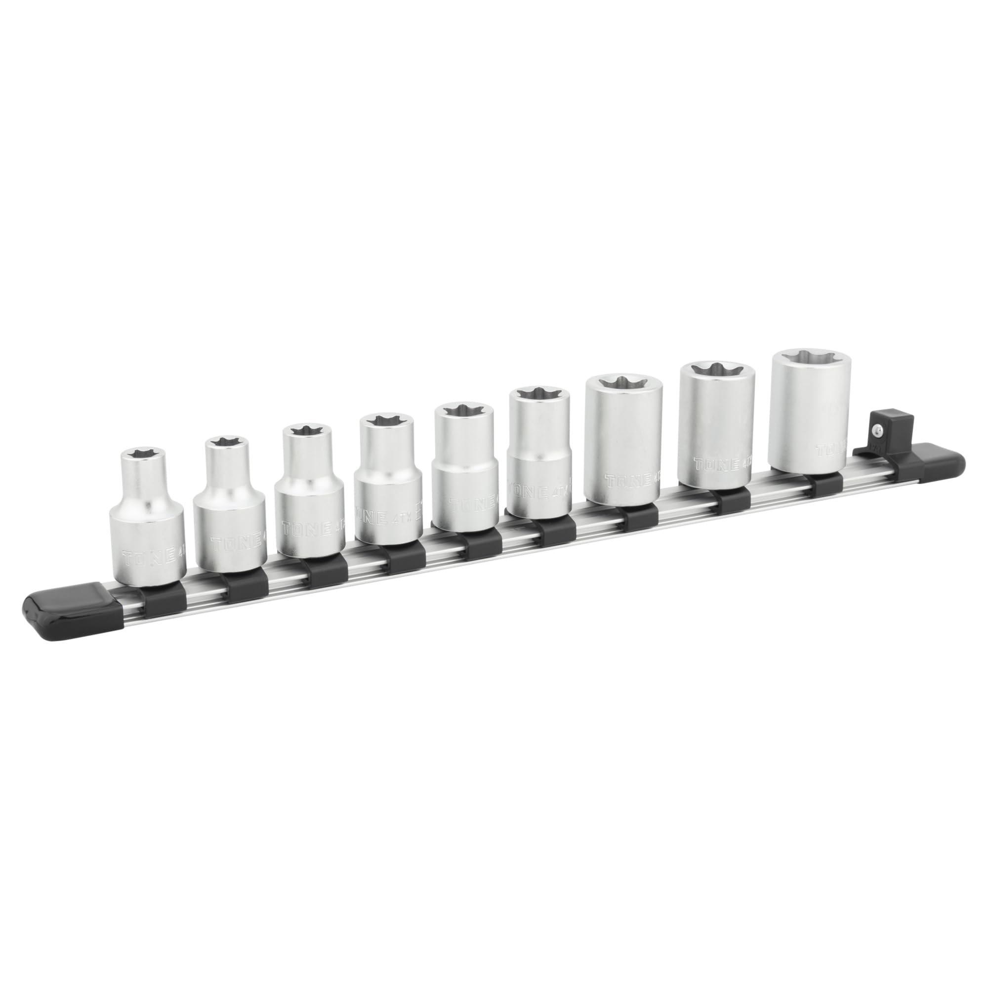토네 HTXE409 12.7mm E형 별렌치 소켓 세트 9종 이미지 2
