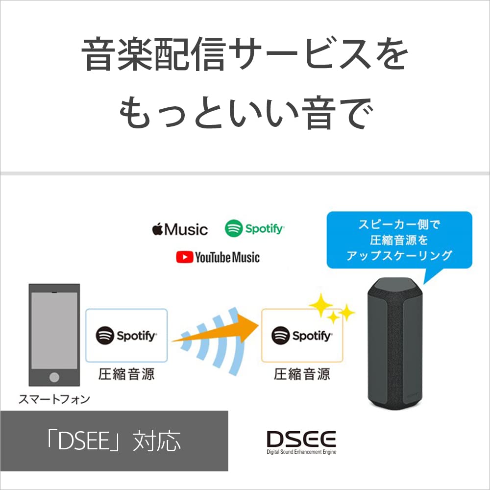 소니 SRS-XE300 라이트그레이 블루투스 스피커 IP67 방수 24시간 재생 이미지 9