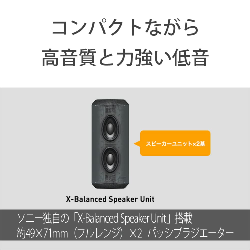 소니 SRS-XE300 라이트그레이 블루투스 스피커 IP67 방수 24시간 재생 이미지 7
