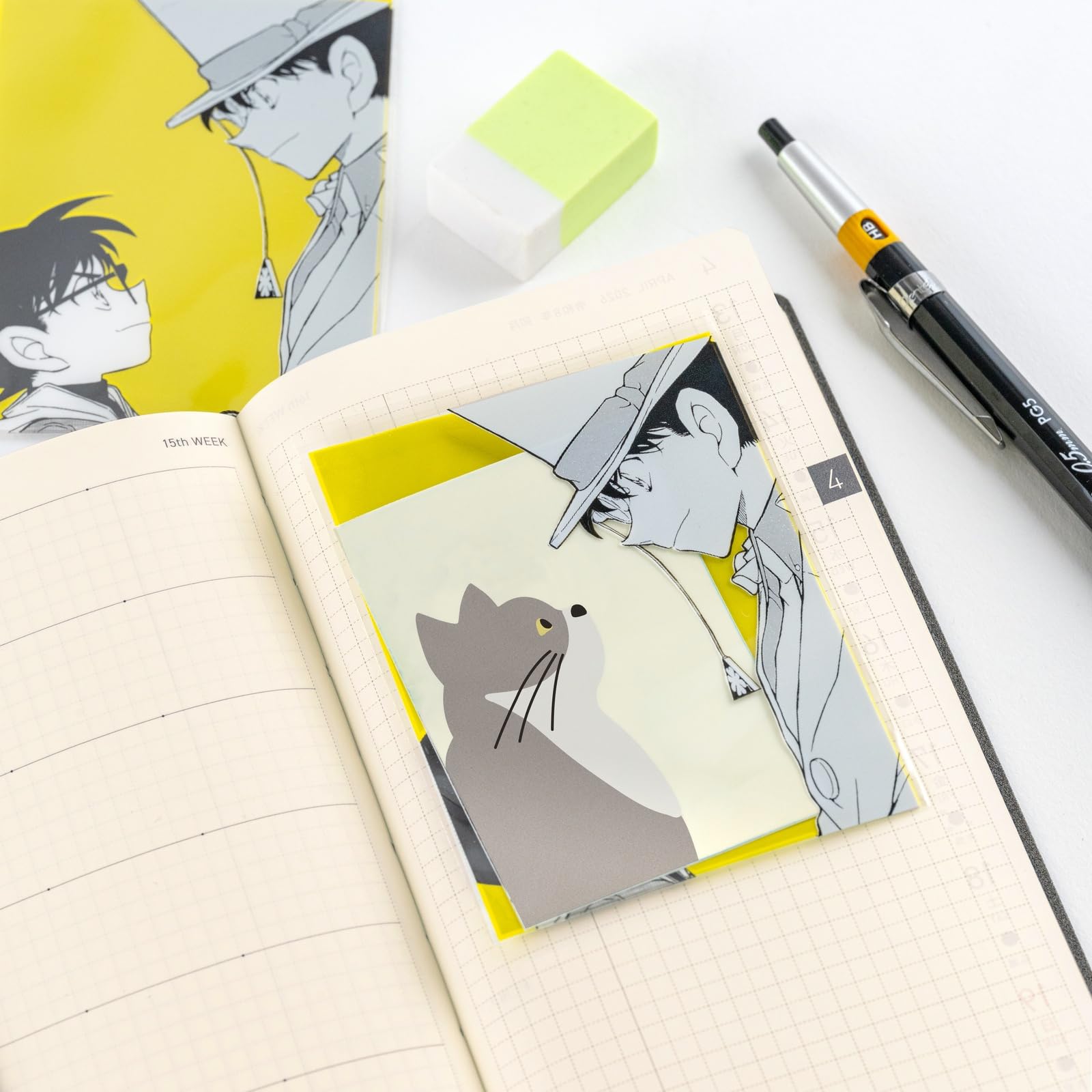 호보니치 명탐정 코난 괴도 키드 매지컬 포켓 다이어리 액세서리 세로95mmx가로68mm 이미지 4