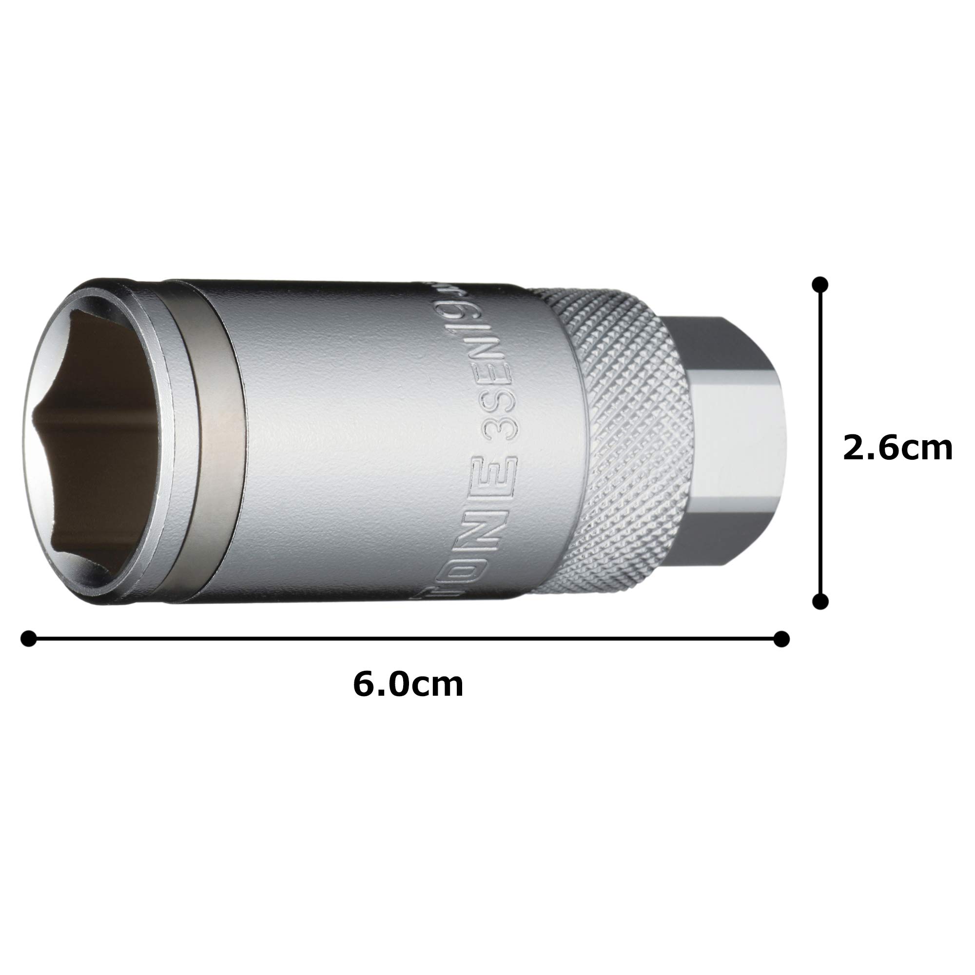 토네 3SEN-19 9.5mm 19mm 센서 소켓 6각 이미지 5