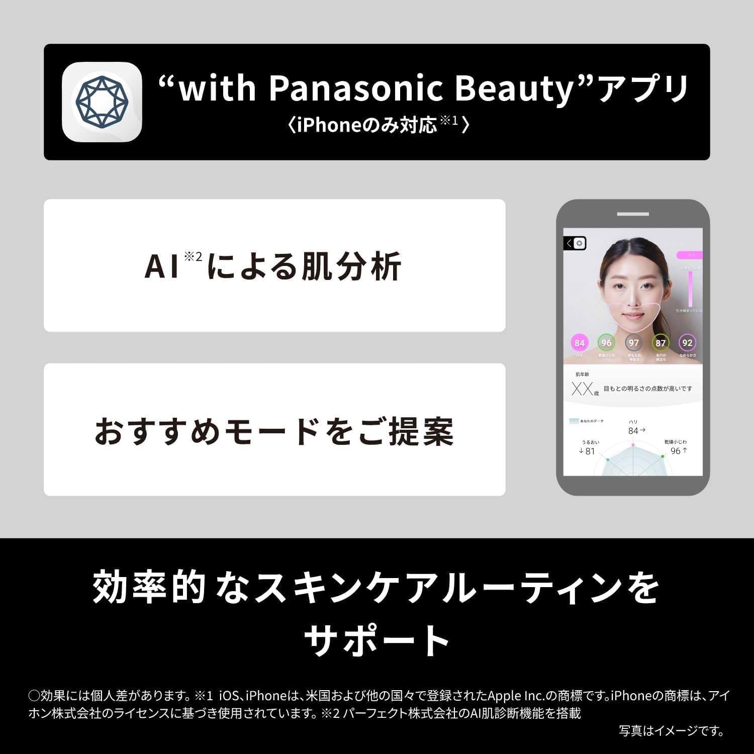 파나소닉 바이타리프트 괄사 미용기기 블랙 EH-SP86-K 이미지 9