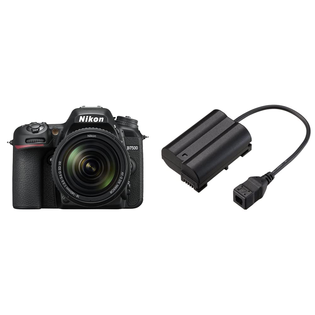 니콘 D7500 18-140VR 렌즈킷 DSLR 카메라 세트 파워 커넥터 EP-5B