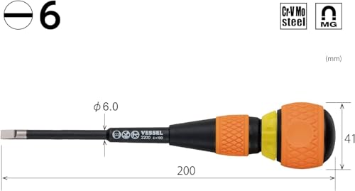 베셀 2200 볼 라쳇 드라이버 일자 6X100 이미지 2