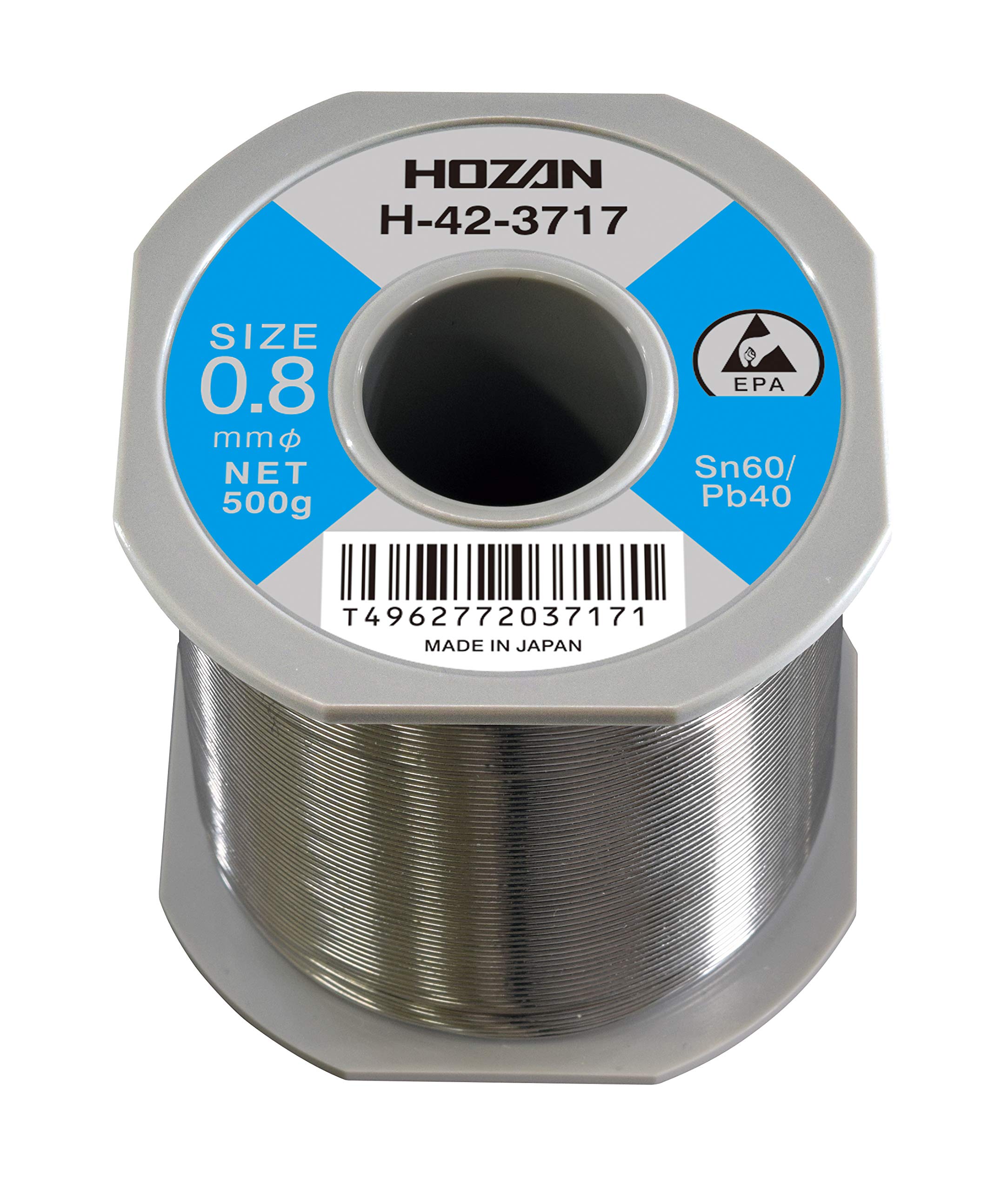 호잔 H-42-3717 0.8mm 500g 납땜용 실납 선경 0.8mmφ L 중량 500g