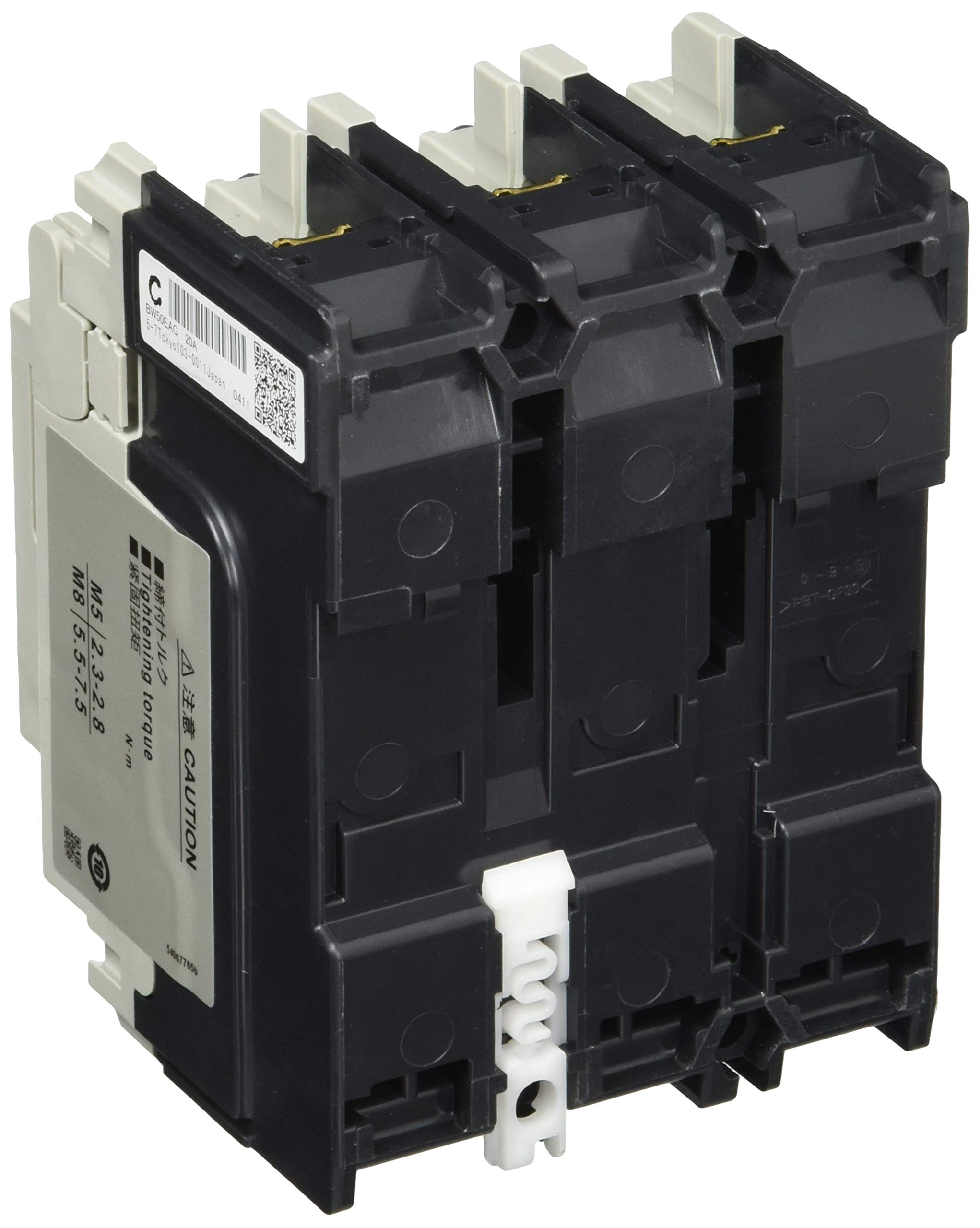 후지전기 G-TWIN BW50EAG-3P020 배선용차단기 전류 : 20A EAG 이미지 2