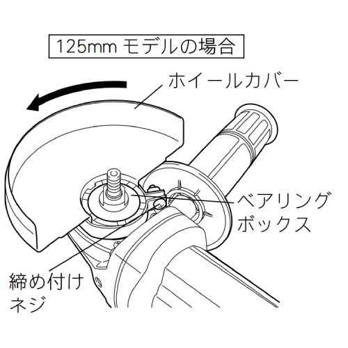마키타 전자제어 디스크 그라인더 125mm 9535CB 이미지 5