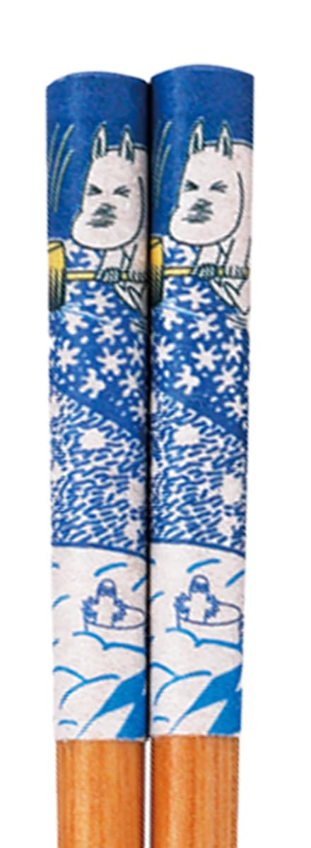 야마카 아이나 무민 MM8501-840 23cm 젓가락 블루 이미지 2