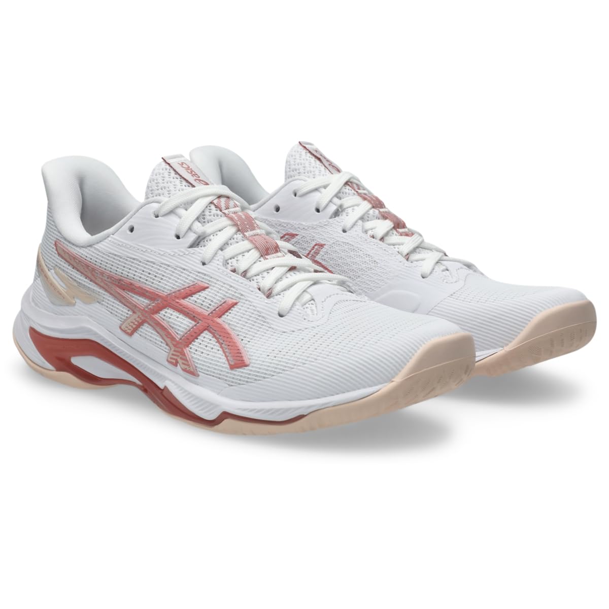 아식스 운동화 넷버너 발리스틱 FF 4 여성용 25.5 cm 화이트/로즈루즈 ASICS 이미지 2
