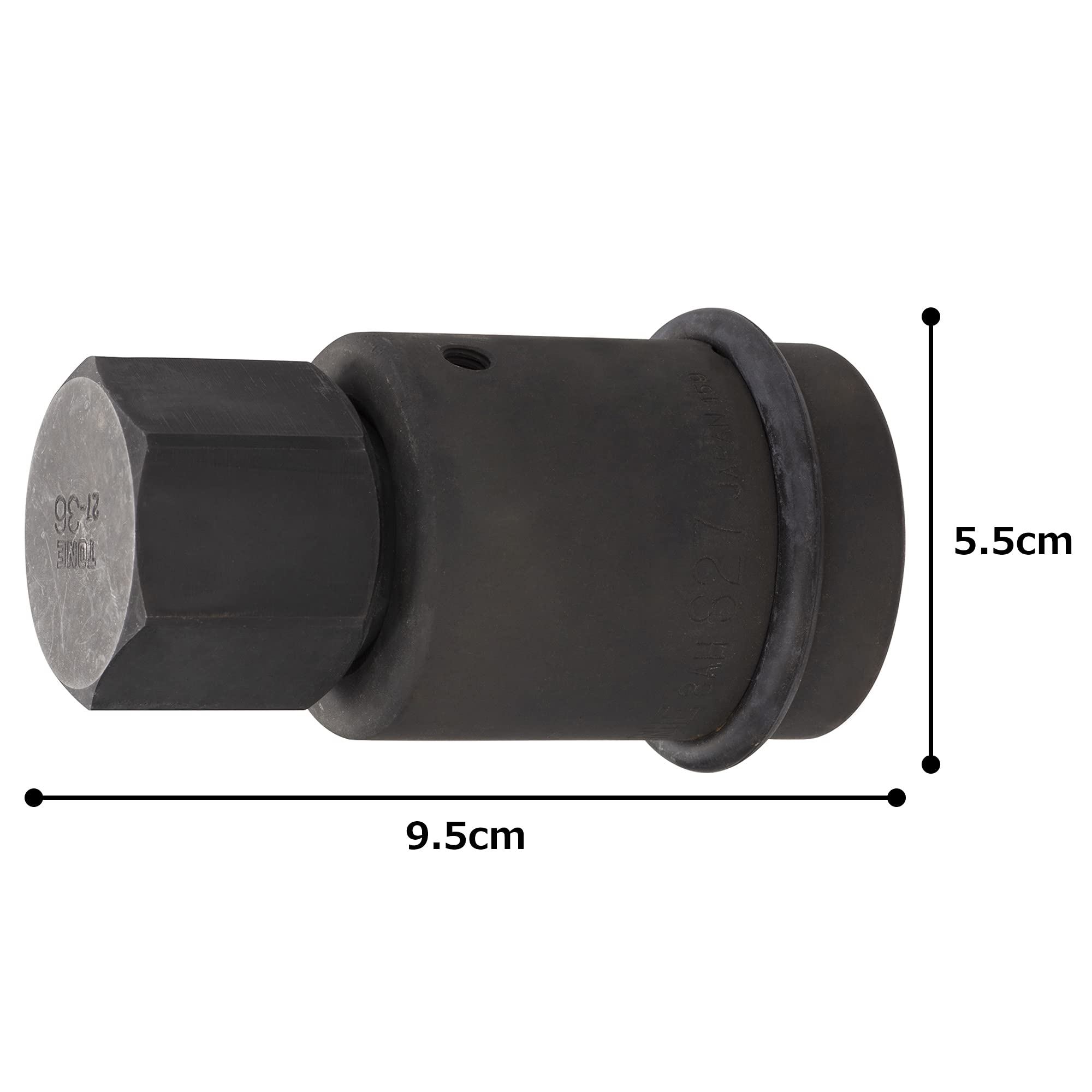 토네 8AH-36H 25.4mm 36mm 임팩트 육각 비트 소켓 교체식 이미지 6