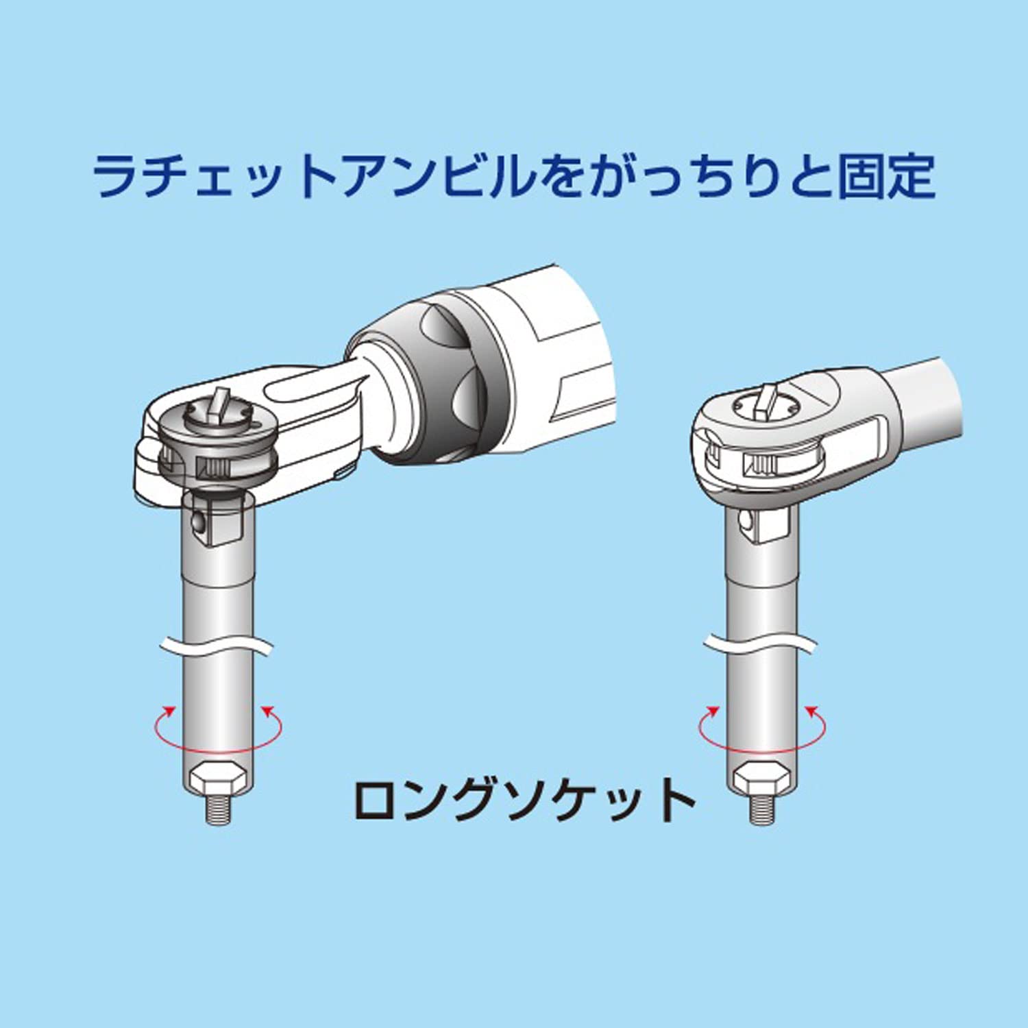 베셀 SP-7765 9.5mm 에어 라쳇 렌치 20Nm 이미지 3