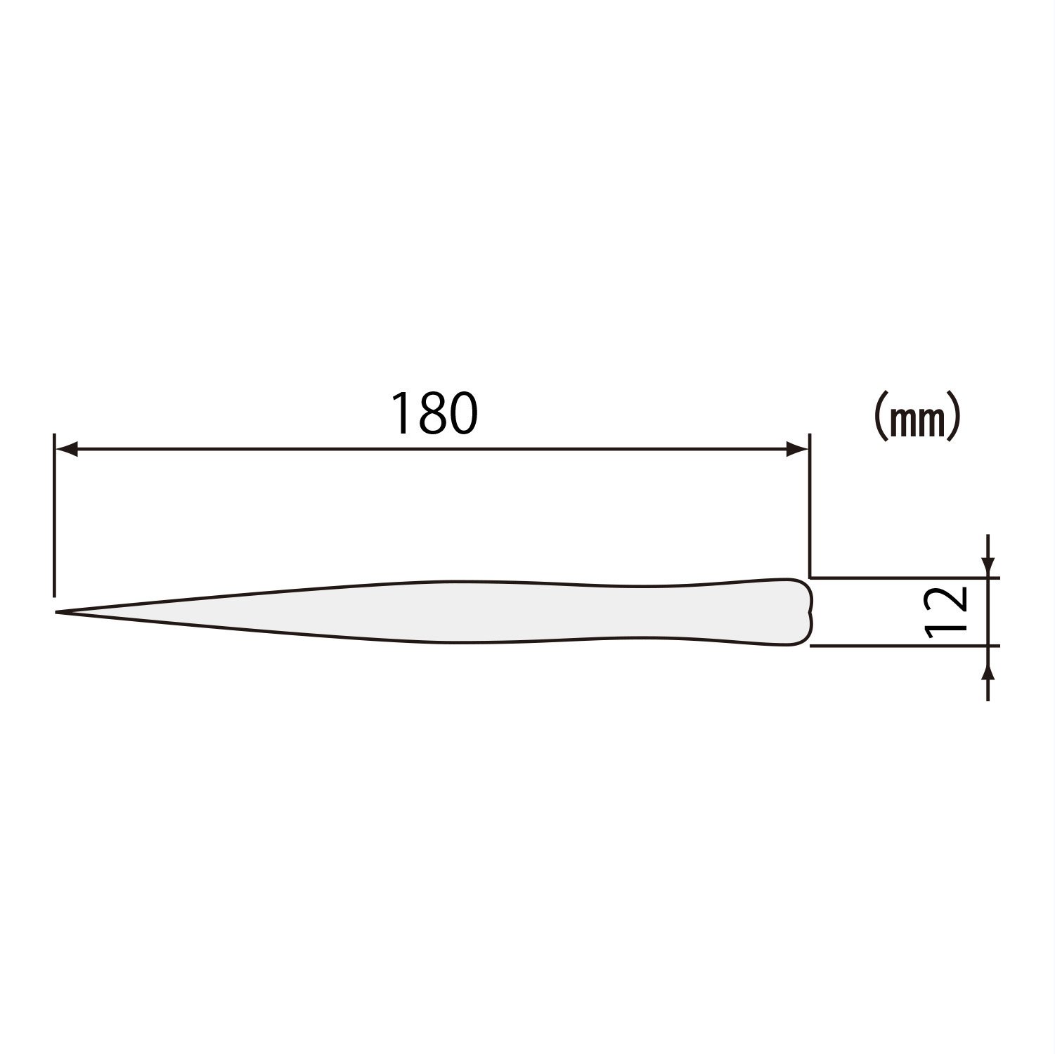 엔지니어 PTS-05 180mm 정밀 핀셋 180mm 스트레이트형 톱니형 이미지 2