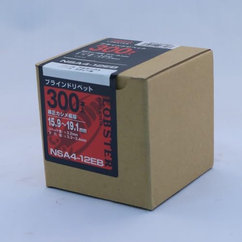 롭텍스 NSA412EB 300개입 알루미늄 스틸 블라인드 리벳 이미지 4