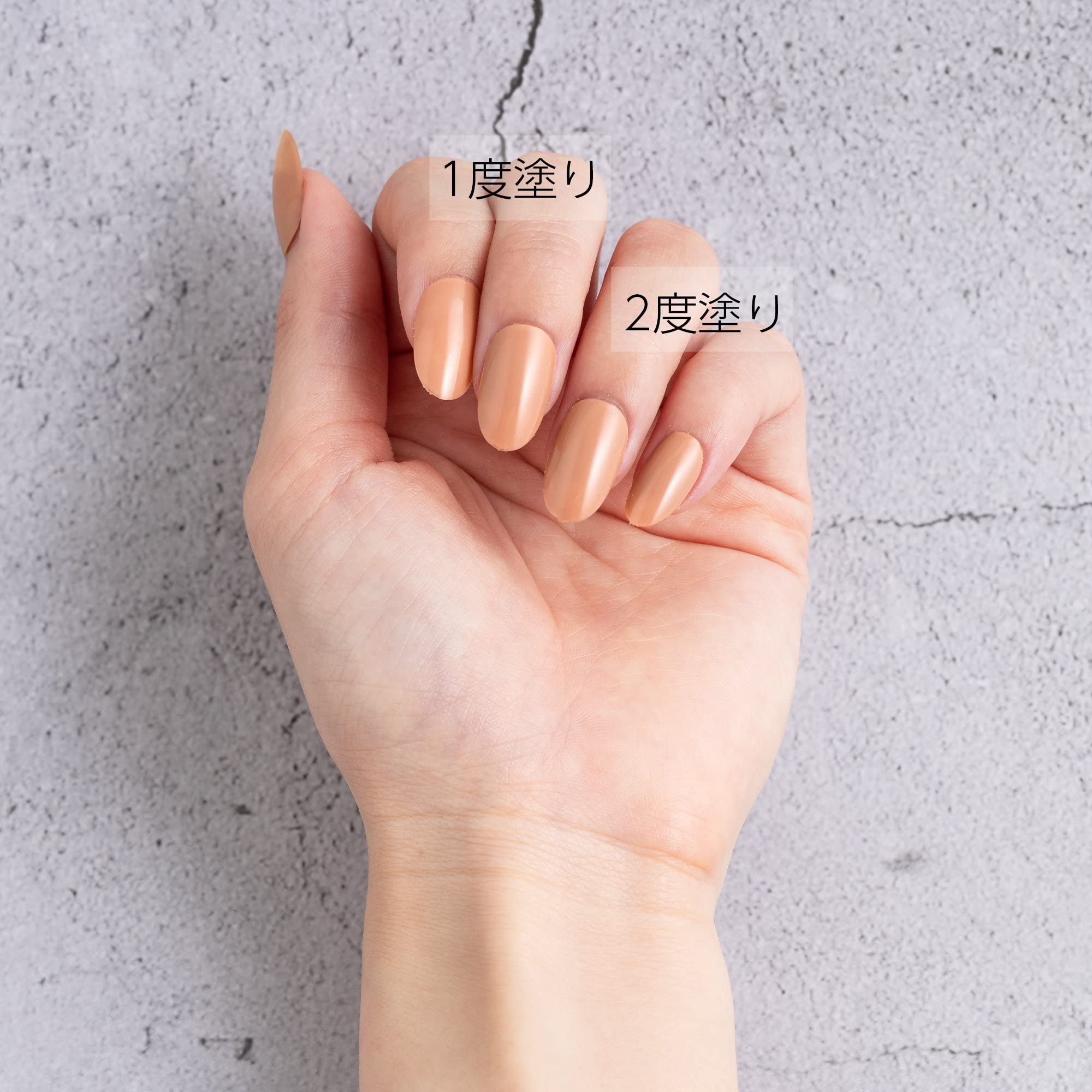 치후레 네일 에나멜 640 베이지 매니큐어 속건 평붓 1개 (x 1) 이미지 4