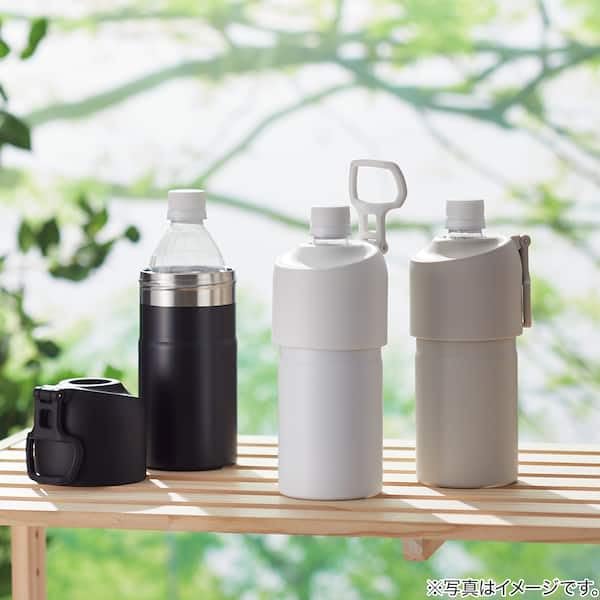 니토리 접이식 손잡이형 페트병 홀더 2111200011814 500-650ml 블랙 이미지 7