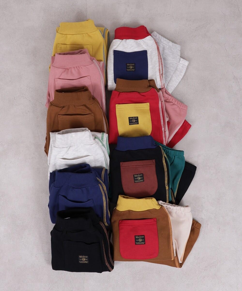 마키즈 기모 원포인트 스웨트 팬츠 D66 브라운 크레이지 100 이미지 2