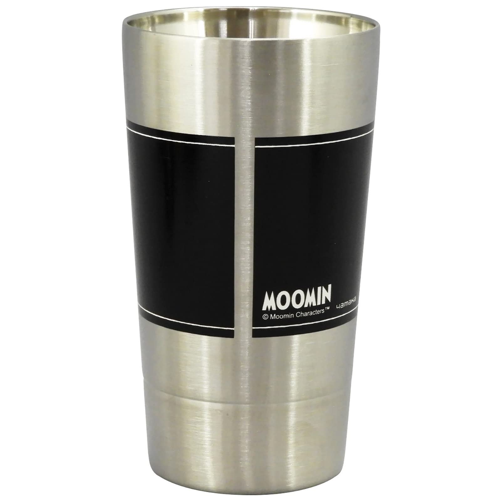 야마카 무민 블랙 MM6002-855 350ml 스테인리스 이중 텀블러 이미지 2
