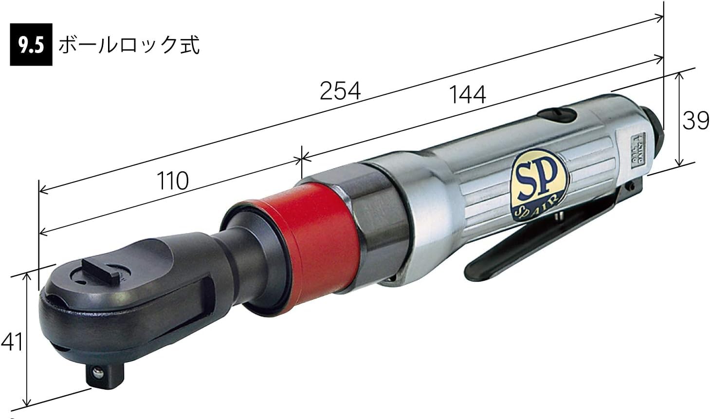 베셀 SP-1133RH 9.5mm 에어 라쳇 렌치 30Nm 이미지 2