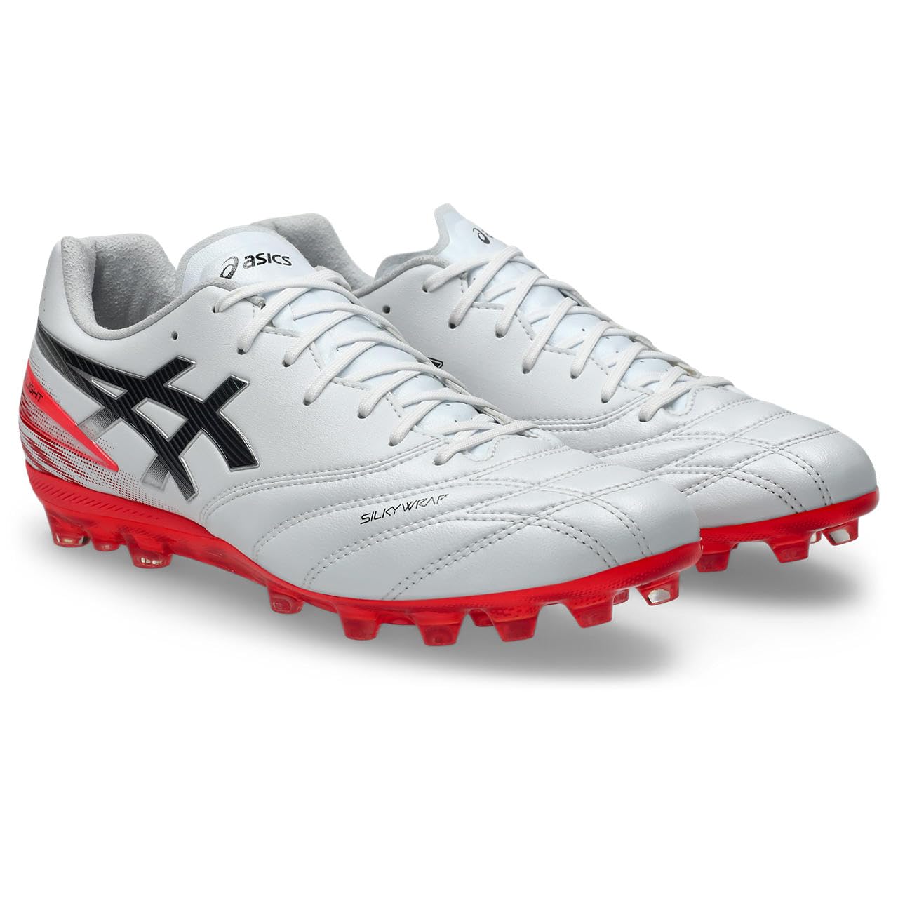 아식스 축구화 DS LIGHT PRO 25.0 cm 2E 102(화이트/플래시 레드)