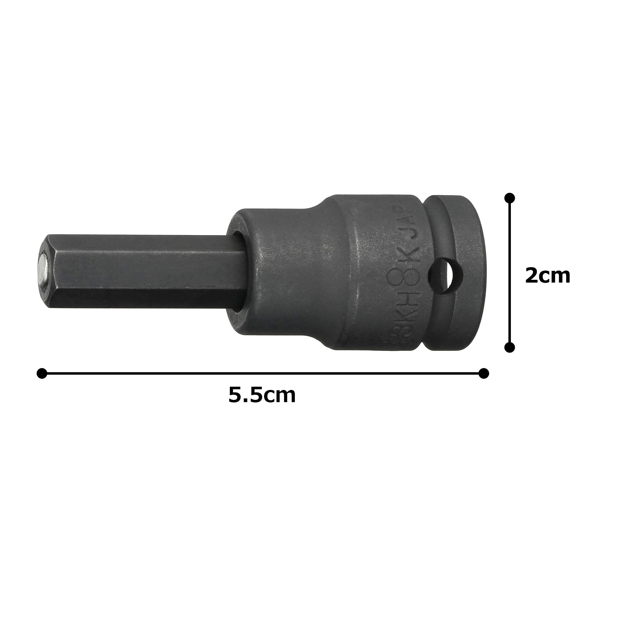 토네 육각 소켓 HP3KH-08K 9.5mm 8mm 마그넷형 이미지 5