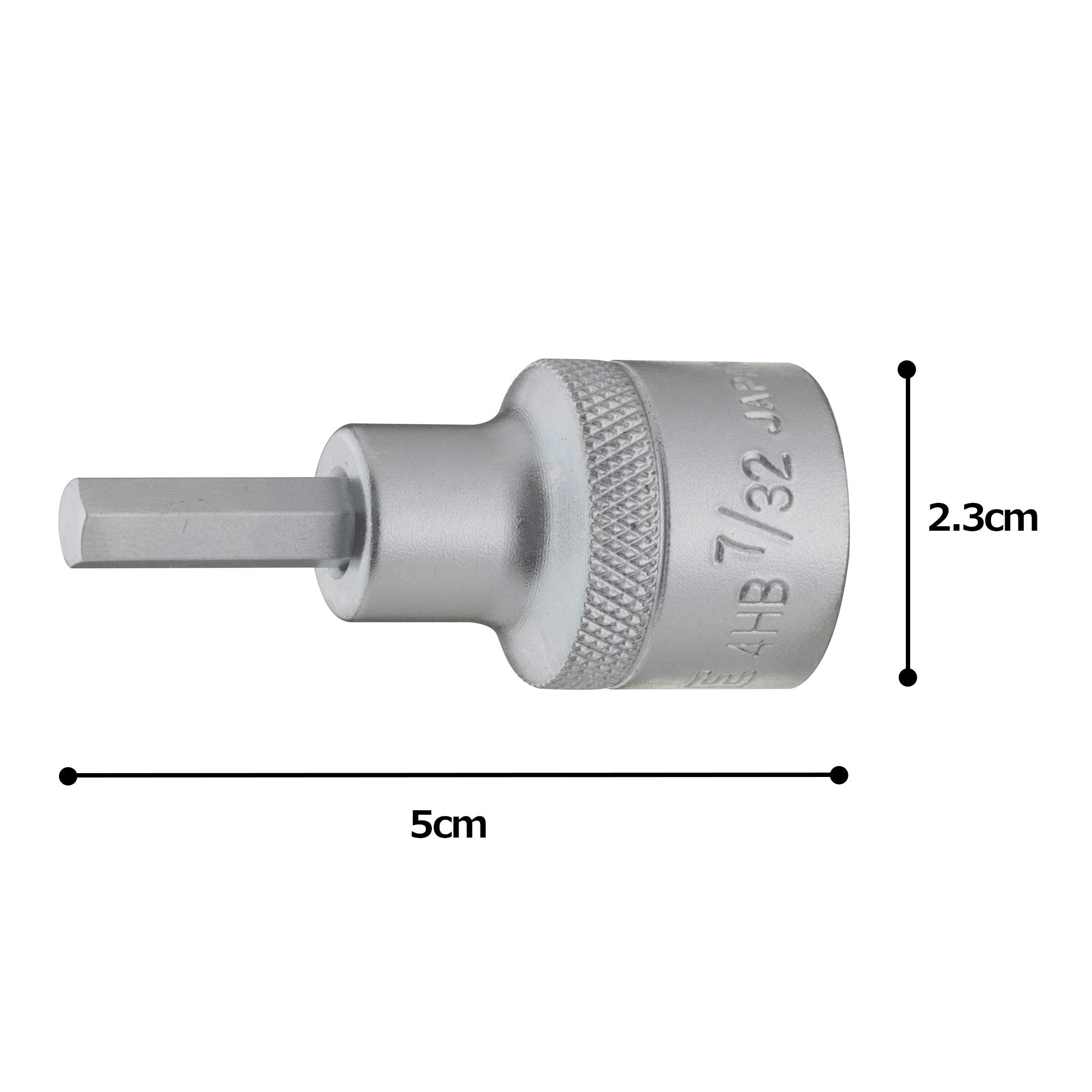 토네 HP4HB-07 7/32인치 헥사곤 소켓 12.7mm 이미지 5