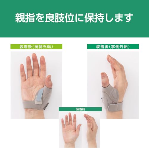 알케어 썸핏 CM 그레이지 20991 M 엄지 관절 보호대 이미지 3