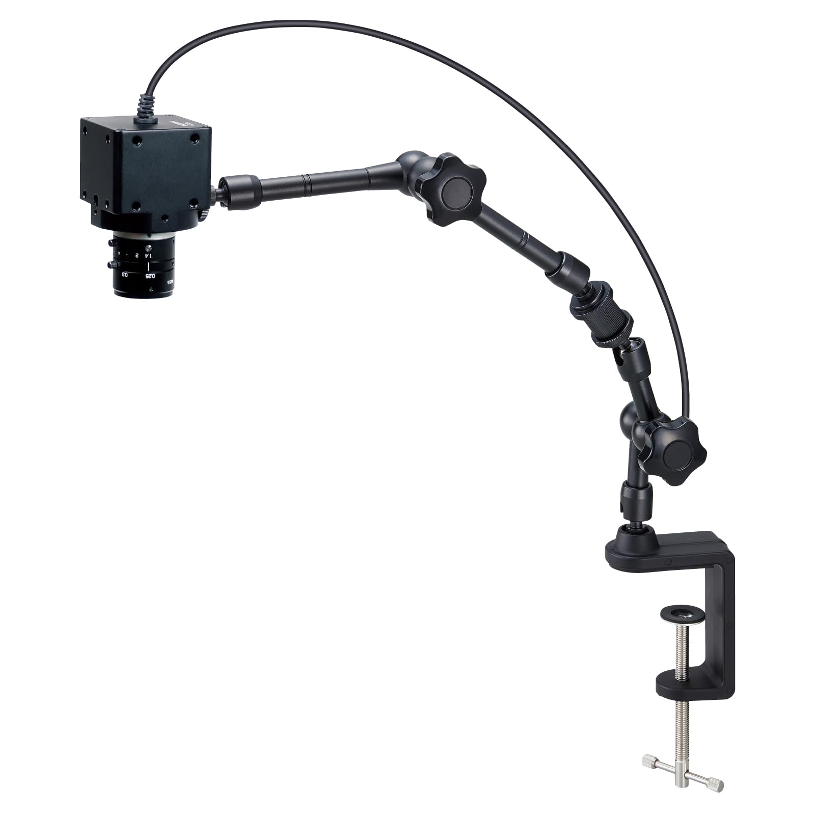 호잔 USB 연결 500만 화소 초점거리 25mm 작동거리 250mm-∞ 암 클램프