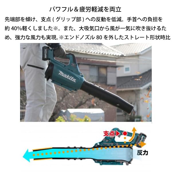 마키타 MUB001GRDX 40Vmax 충전식 송풍기 세트 이미지 7