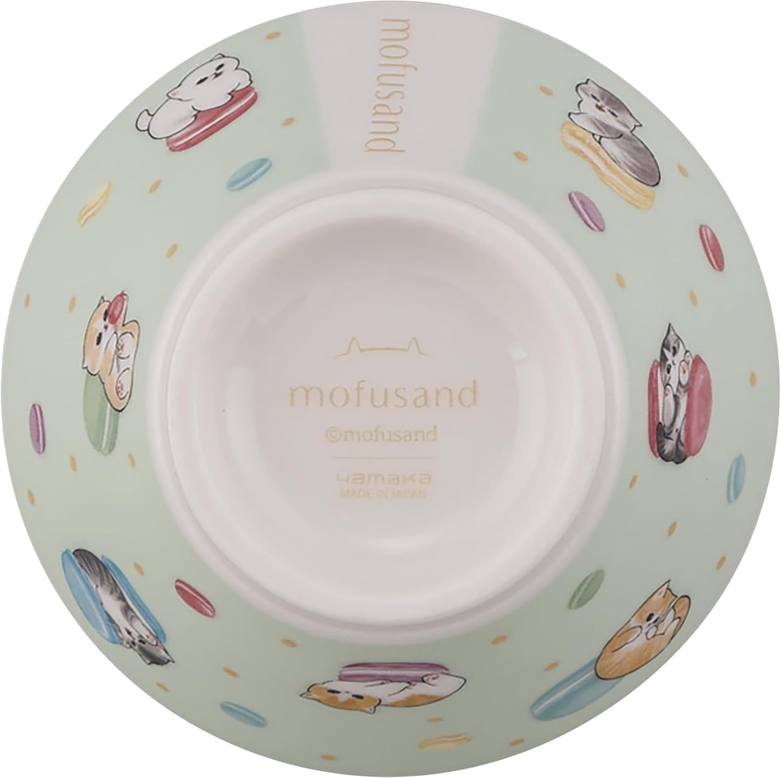 야마카 모프샌드 스위츠냥 마카롱 MFS11-352 10cm 밥공기 재패니즈 이미지 4