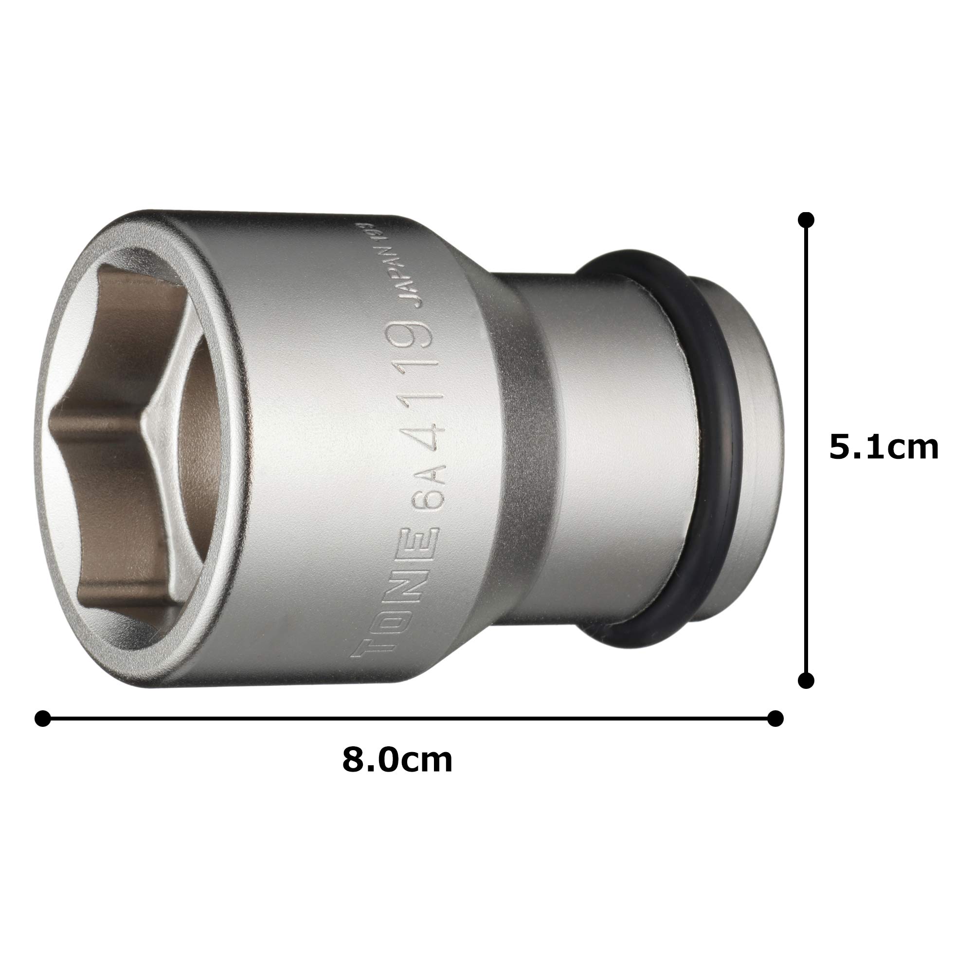 토네 휠너트 콤비소켓 6A-4119 41x19mm 19.0mm 이미지 5
