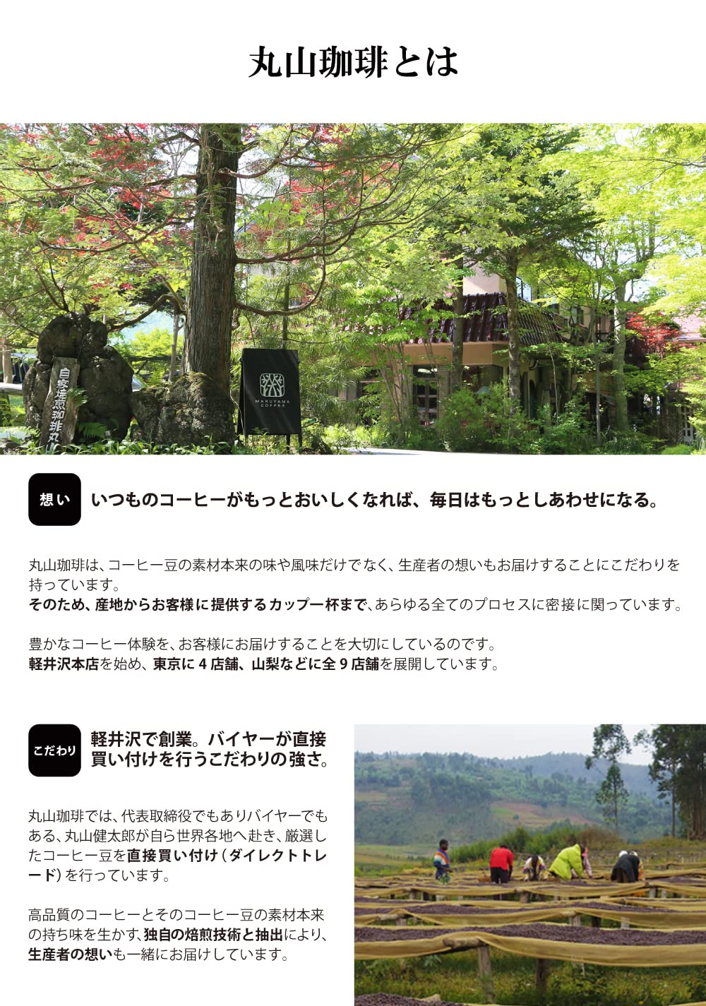 마루야마커피 경이자와 블렌드 셀렉션 80g 3봉 분쇄원두 중분쇄 이미지 2