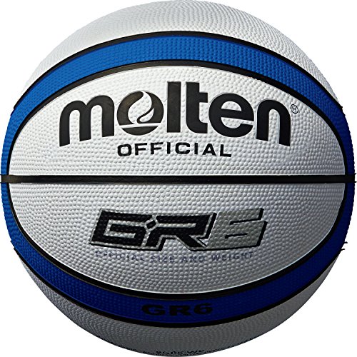 몰텐 GR6 고무 농구공 6호 BGR6-WB 화이트 블루 WB 이미지 2