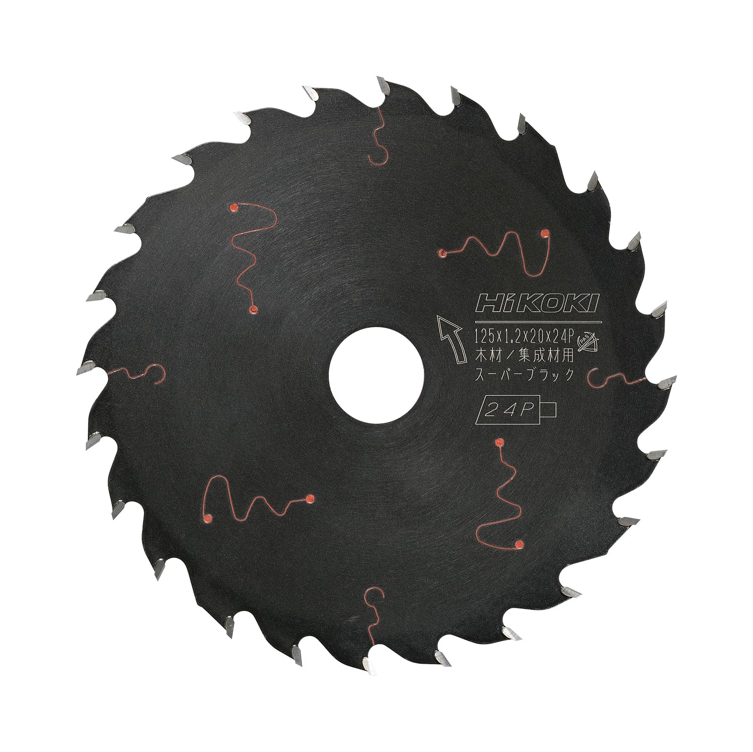 하이코키 슈퍼 칩소 블랙 0032-6730 125mm 24날 원형톱날