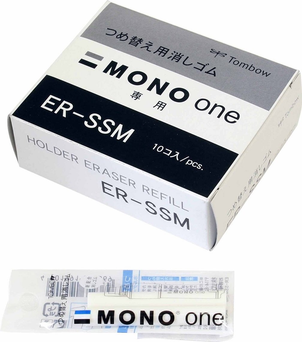 톰보 모노원 ER-SSM 2P 교체용 지우개 리필 10개입 교체용고무 2P 10개입 이미지 1