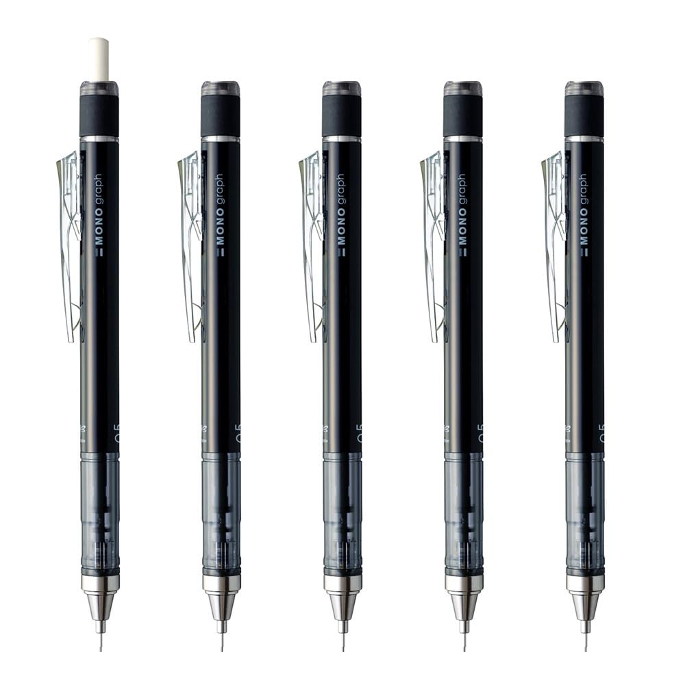 톰보 모노그래프 블랙 DPA-132B-5P 0.5mm 샤프 5개입