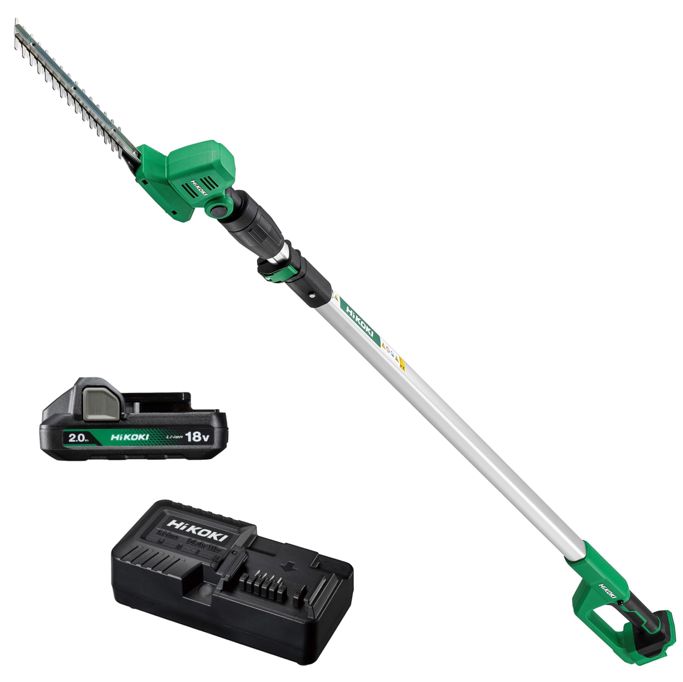 하이코키 CHP1825DA 18V 충전식 폴 헤지트리머 배터리 충전기 풀세트