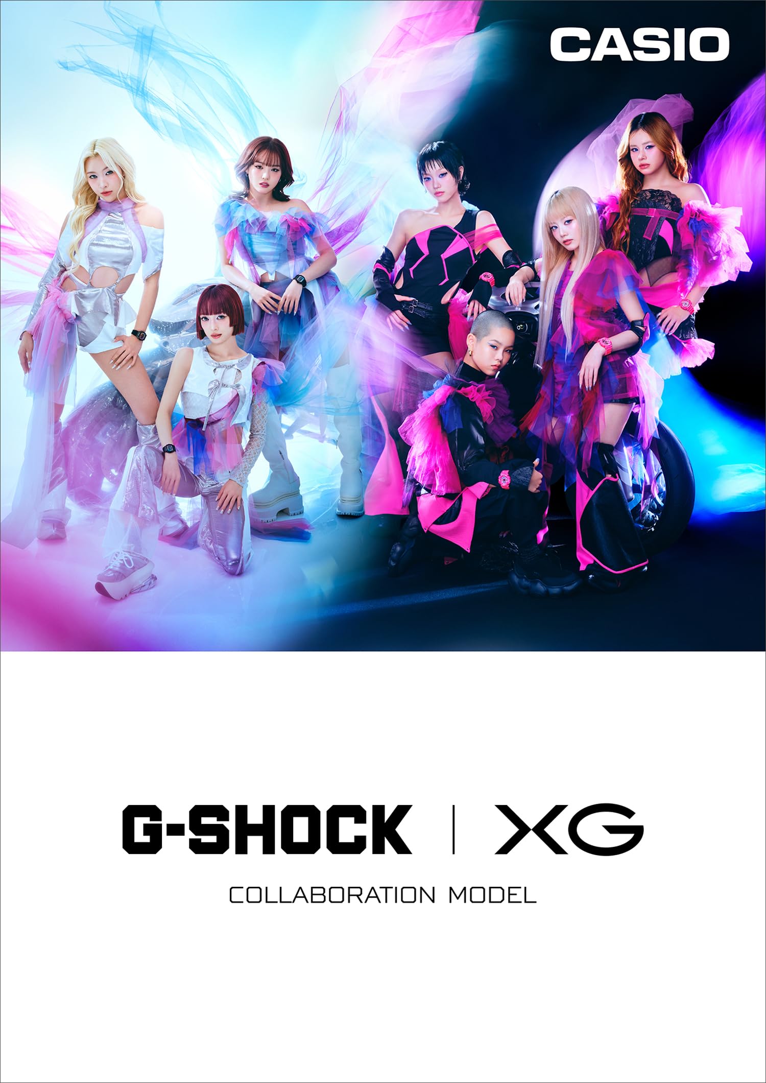 카시오 지샥 GMA-S110XG-4AJR 핑크 여성용 손목시계 XG 베이직 G 콜라보레이션 이미지 3
