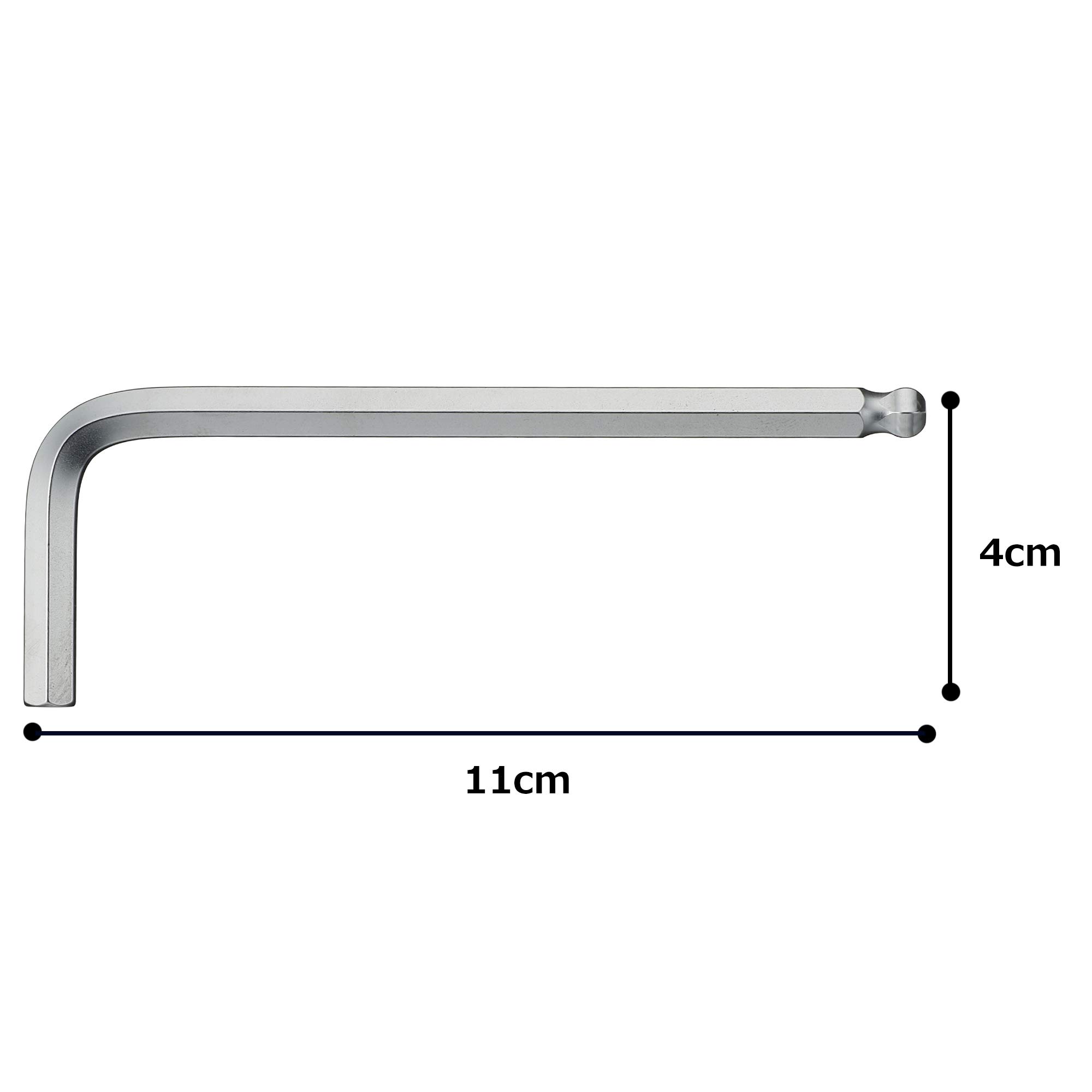 토네 볼포인트 L형 렌치 BS-06 6mm 육각렌치 이미지 4