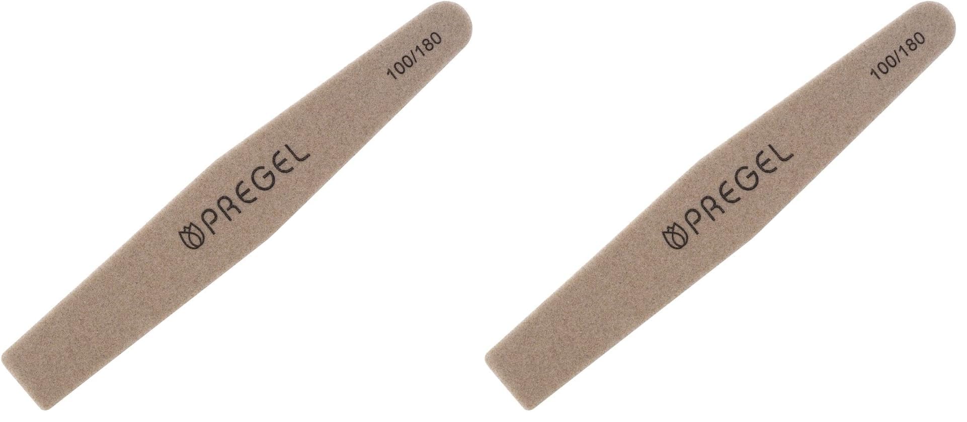 프리젤 버퍼 블랙 100/180그릿 네일파일 2개입 30*12*180mm (× 2)